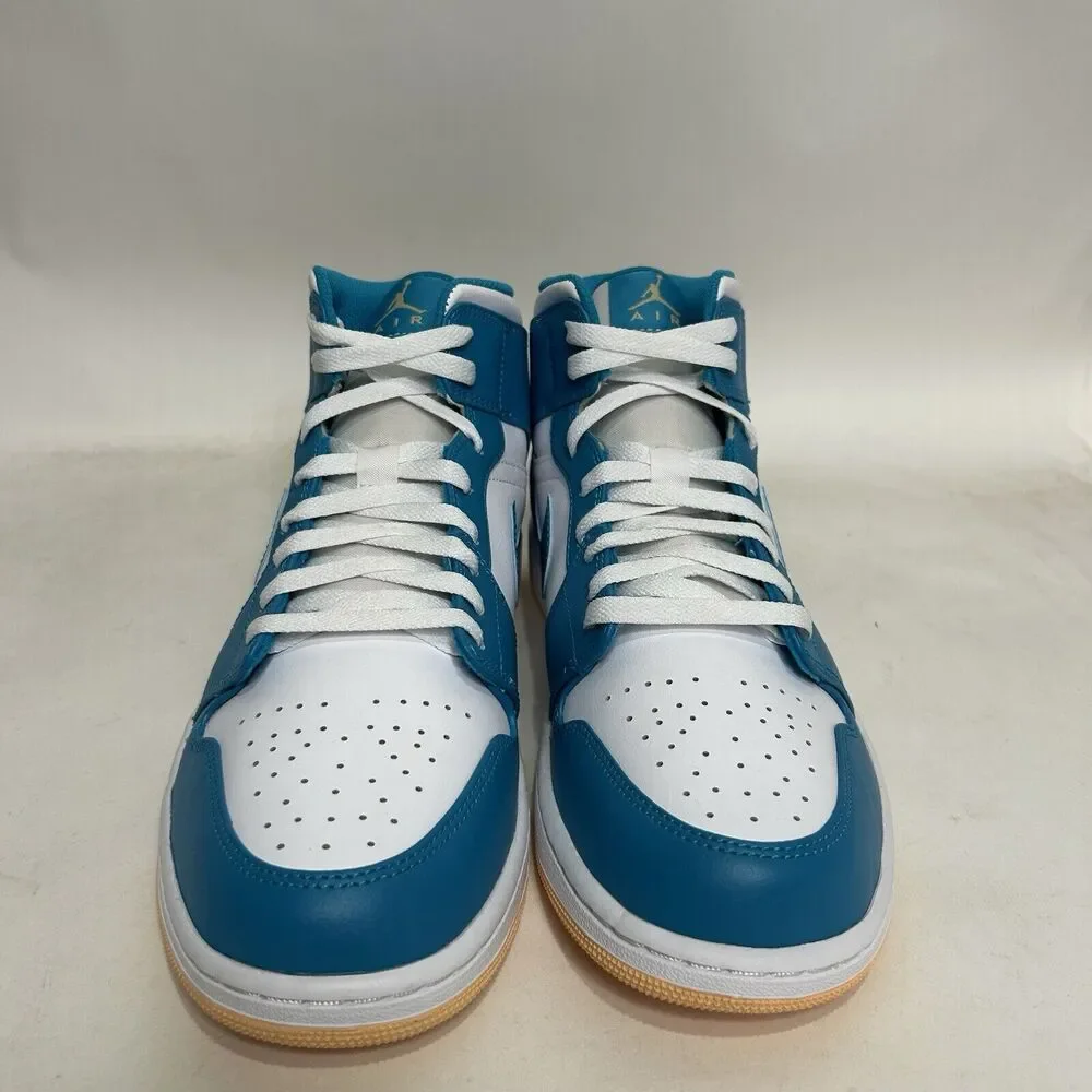 Nike Air Jordan 1 Mid “Aquatone/Celestial Gold” 2024